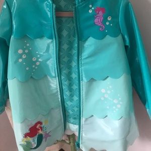 Disney Ariel Raincoat Size 2